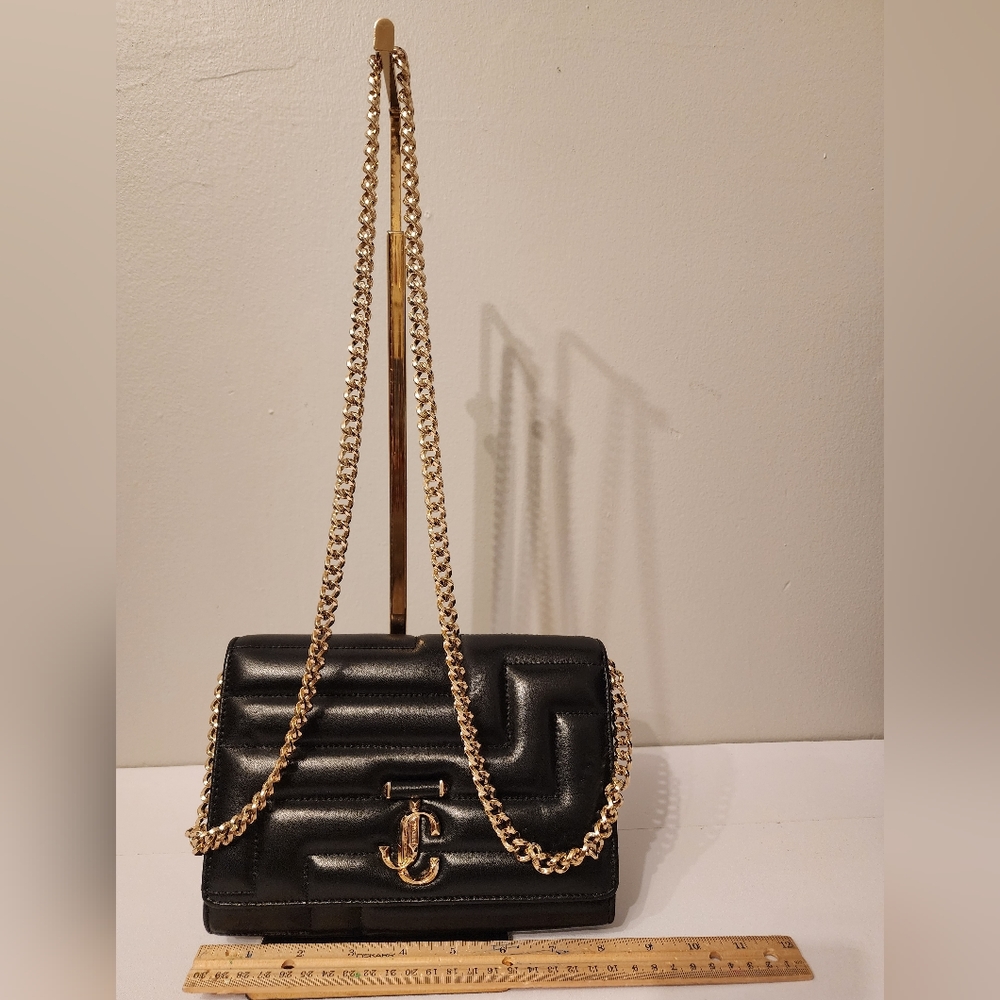 Jimmy Choo Varenne Crossbody black and gold